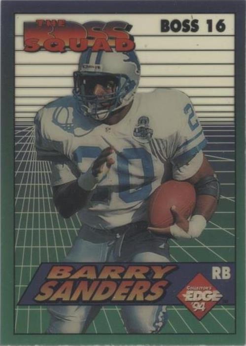 1994 Collector's Edge Barry Sanders #BOSS 16