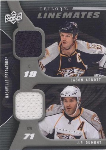 2009-10 Upper Deck Trilogy - J.P. Dumont Jason Arnott #LM-AD