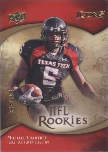2009 Upper Deck Icons Michael Crabtree #111