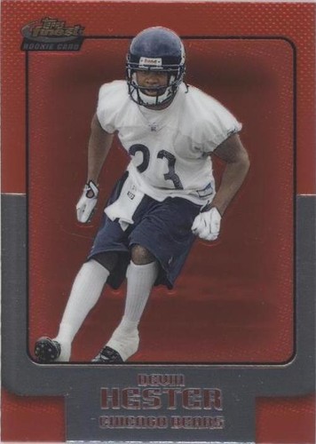 2006 Topps Finest Devin Hester #125