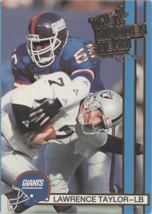 1990 Action Packed The All-Madden Team Lawrence Taylor #12