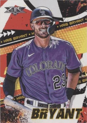2022 Topps Fire - Kris Bryant #186