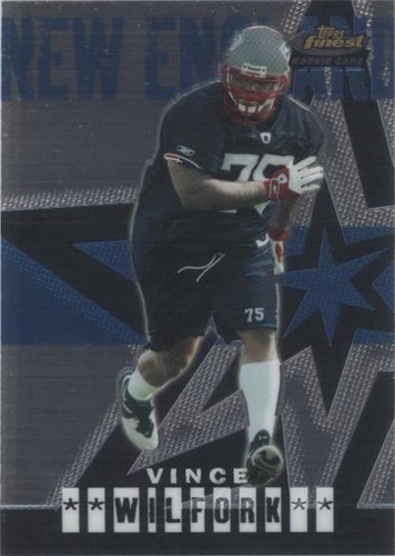 2004 Topps Finest Vince Wilfork #86