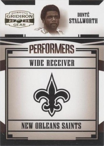 2005 Donruss Gridiron Gear Donte Stallworth #P-12