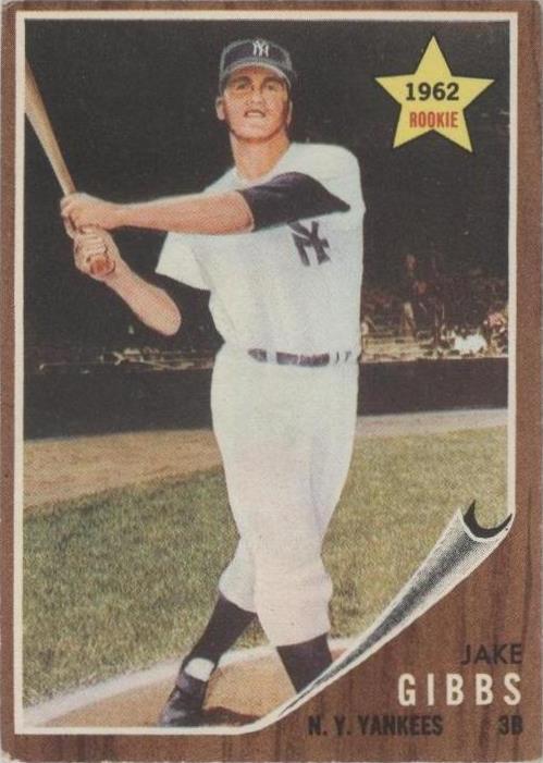 1962 Topps - #281 Jake Gibbs (RC)