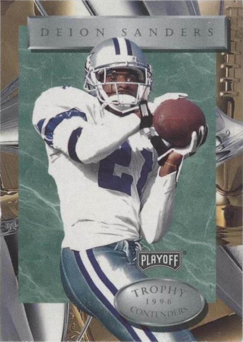 Playoff Trophy Contenders 1996 Deion Sanders #21