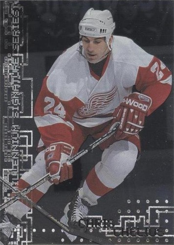 1999-00 In the Game Be A Player Millennium Signature Series - Chris Chelios #91