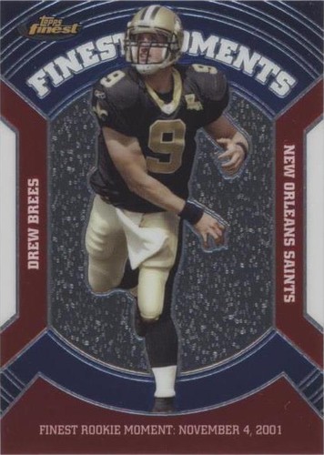 2007 Topps Finest Drew Brees #VFM-DB