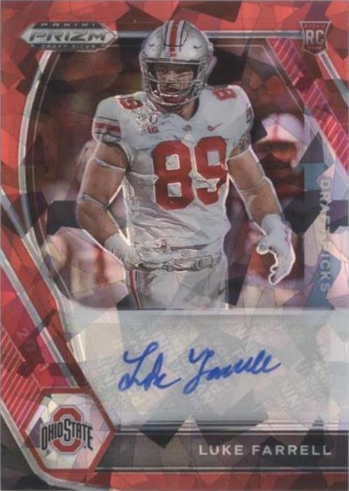 2021 Panini Prizm Draft Picks Luke Farrell #DPA-LUF