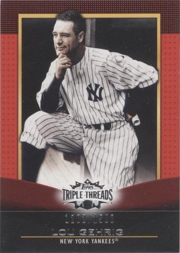 2011 Topps Triple Threads - Lou Gehrig #4