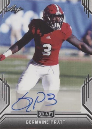 2019 Leaf Draft Germaine Pratt #BA-GP1
