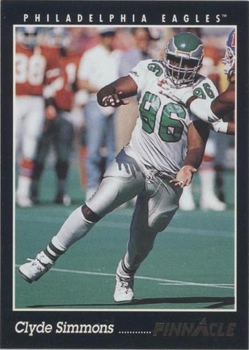 1993 Pinnacle Clyde Simmons #61