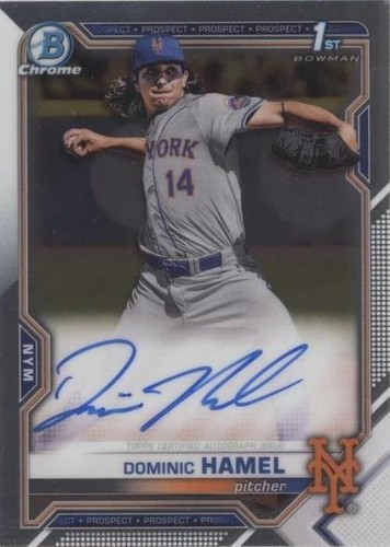 2021 Bowman Draft - Dominic Hamel #CDA-DH