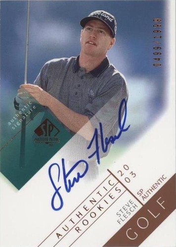 2003 SP Authentic - Steve Flesch #116