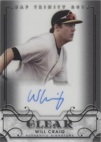 2016 Leaf Trinity - Will Craig #CA-WC1