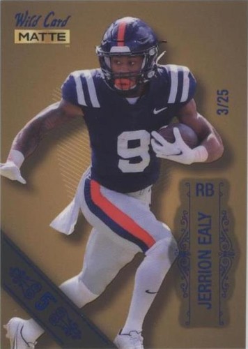 2022 Wild Card MATTE Jerrion Ealy #MB-63