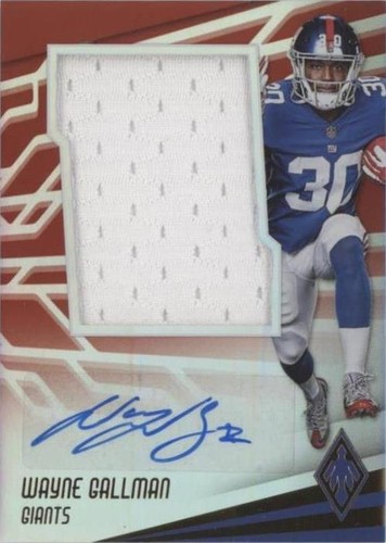 2017 Panini Phoenix Wayne Gallman #JAS-WG