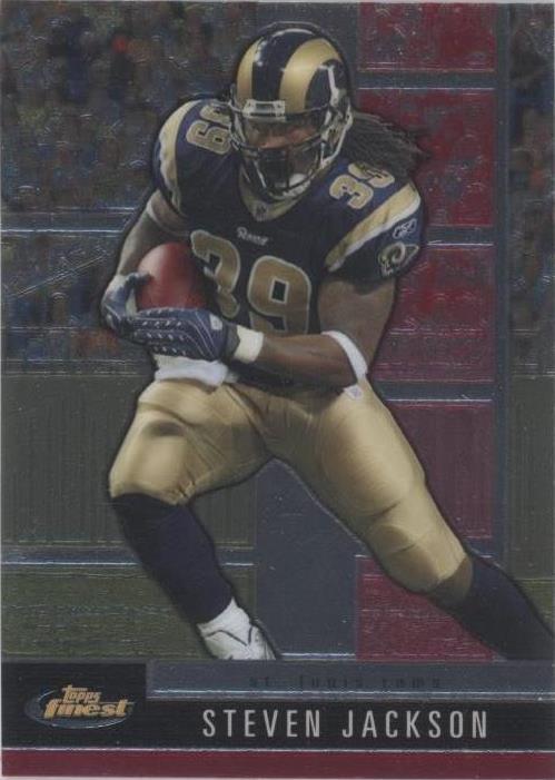 2008 Topps Finest Steven Jackson #42