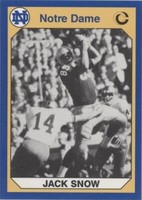 1990 Collegiate Collection University of Notre Dame Jack Snow #169