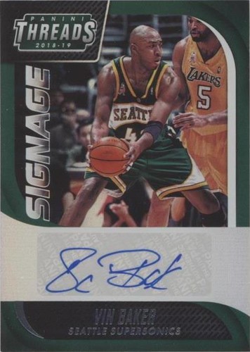 2018-19 Panini Threads - Vin Baker #19