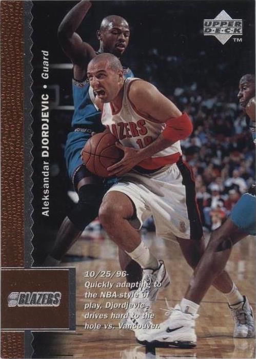 Cubierta superior 1996-97 - Aleksandar Djordjevic #283