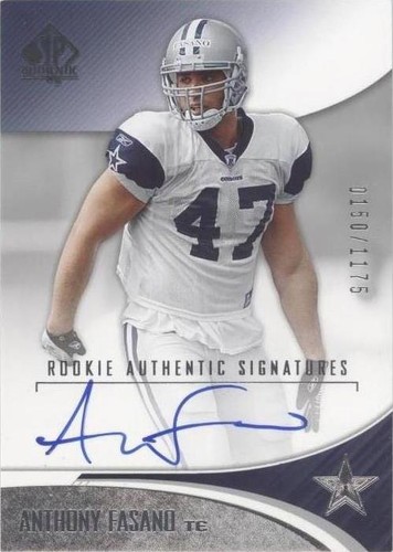 2006 SP Authentic Anthony Fasano #182