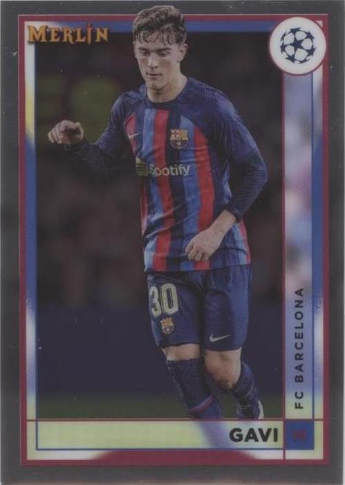 2022-23 Topps Merlin UEFA Club Competitions Gavi #48