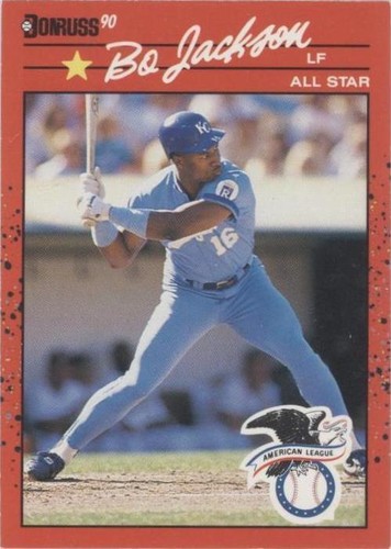 The blues book ローレンスコーン RARE ERRORS - Bo Jackson Donruss Kings #1 - 3 White Dot