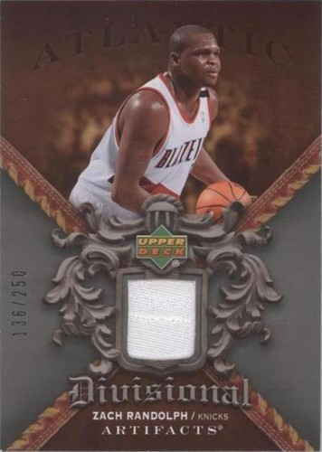 2007-08 Upper Deck Artifacts - Zach Randolph #DA-ZR