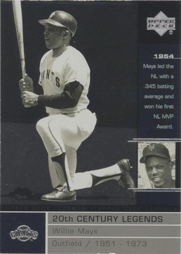 2000 Upper Deck Legends - Willie Mays #116