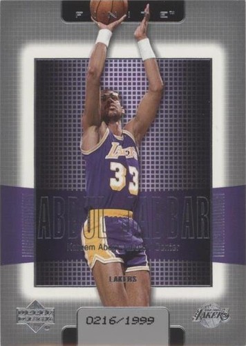 2003-04 Upper Deck Finite - Kareem Abdul-Jabbar #78
