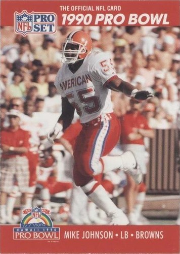 1990 Pro Set Mike Johnson #347