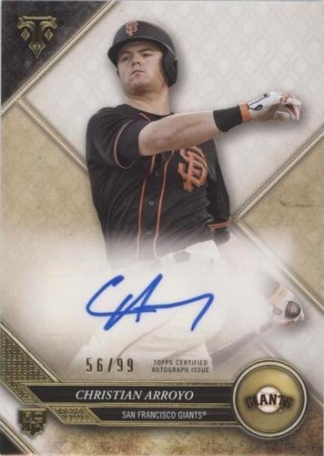 2017 Topps Triple Threads - Christian Arroyo #RA-CA