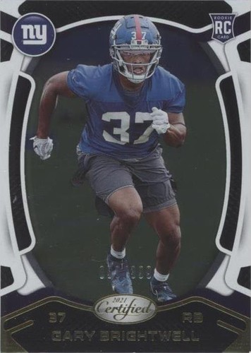 2021 Panini Certified Gary Brightwell #180