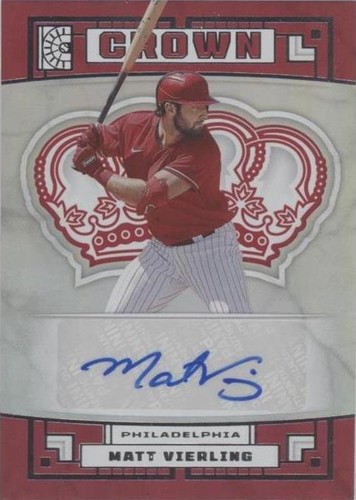 2022 Panini Capstone - Matt Vierling #C-MV