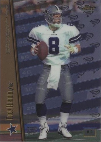 1998 Topps Finest Drew Bledsoe Troy Aikman #M15
