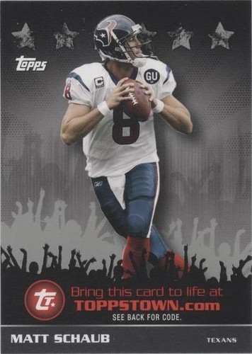 2009 Topps Matt Schaub #TTT15