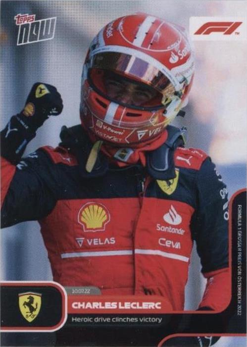 2022 Topps Now F1 - Charles Leclerc #038