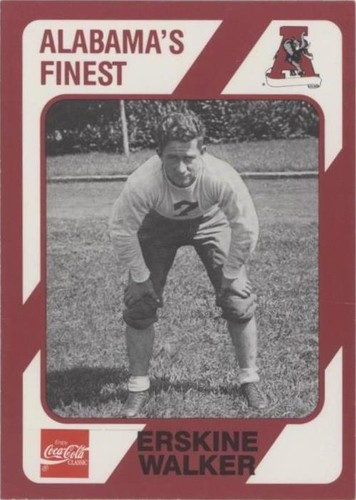 1989 Collegiate Collection Alabama Crimson Tide Erskine Walker #206