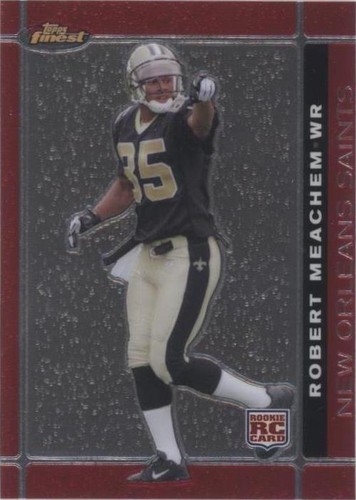 2007 Topps Finest Robert Meachem #136