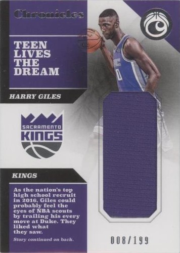 2017-18 Panini Chronicles - Harry Giles #CS-HGL