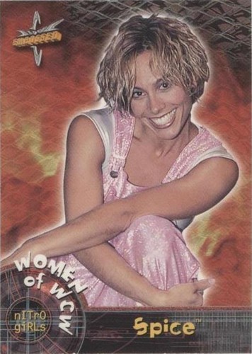 1999 Topps WCW Embossed - Nitro Girl Spice #64