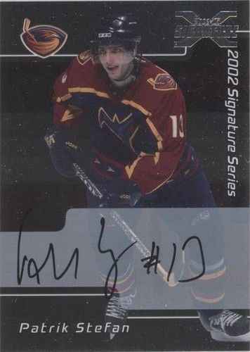 2002-03 In the Game Be A Player Signature Series - Patrik Stefan #002