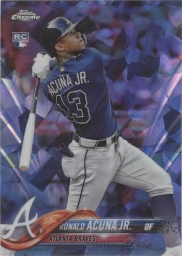 2018 Topps Chrome Sapphire Edition - Ronald Acuña Jr. #698