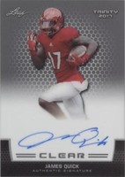 2017 Leaf Trinity James Quick #CA-JQ1