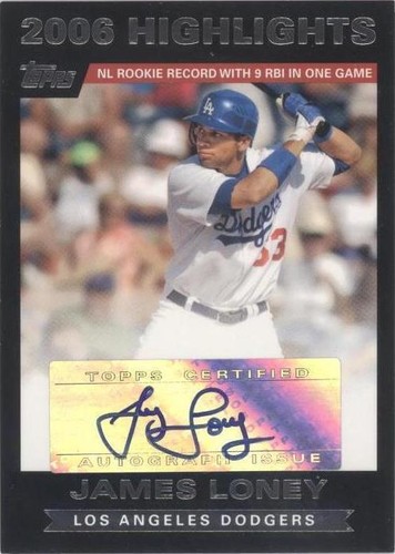 2007 Topps - James Loney #HAJL