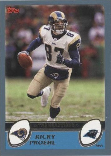 2003 Topps Ricky Proehl #170