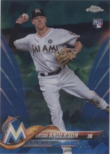 2018 Topps Chrome Sapphire Edition - Brian Anderson #234