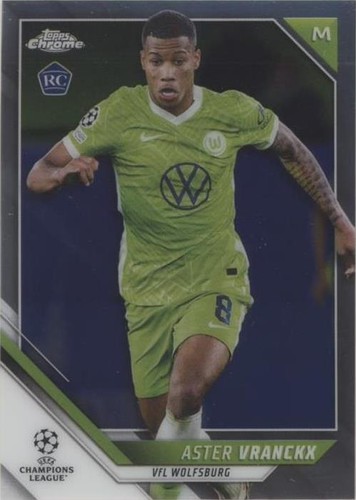 2021-22 Topps Chrome UCL Aster Vranckx #192