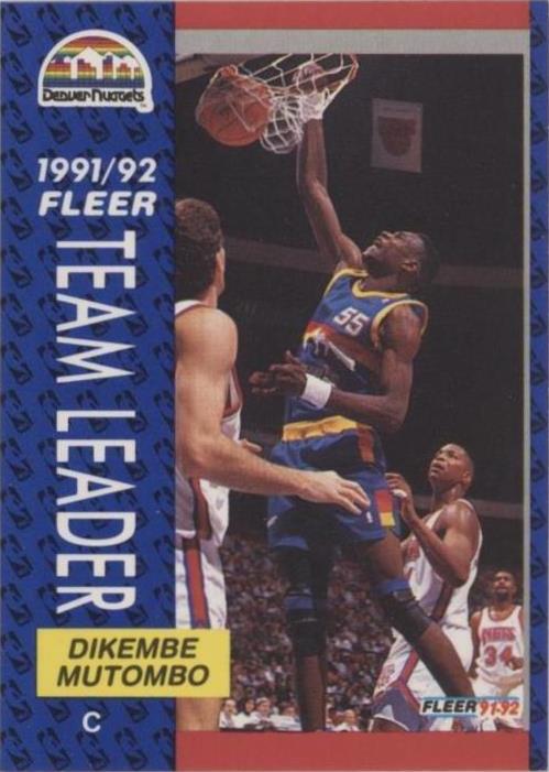 Fleer 1991-92 - Dikembe Mutombo #378
